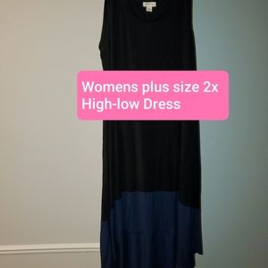 Womens plus size high low dress